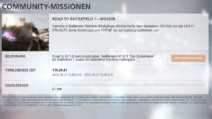 Battlefield 4 oder Battlefield Hardline spielen und Battlefield 1 Waffen-Skin und DogTag freischalten 2 bfh bf1 community mission