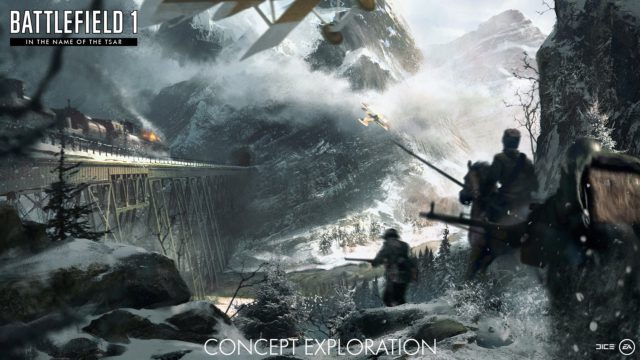 Battlefield 1 Erweiterungspack / DLC "In the Name of the Tsar" 1 Concept Art der Battlefield 1 Erweiterung "In the Name of the Tsar"
