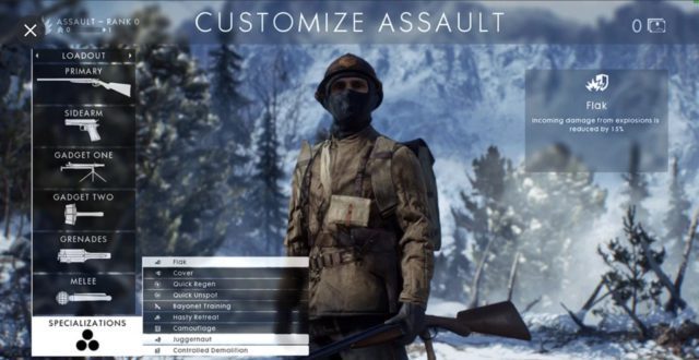Battlefield 1: Perks kommen zurück auf´s Schlachtfeld 3 bf1 Specilizations assualt