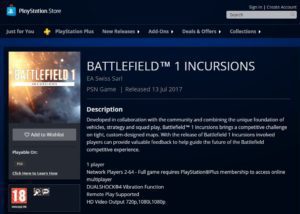 Battlefield 1 Incursions: Für Xbox One und Playstation 4 im Store verfügbar 2 DaWmdP5WkAA KWZ
