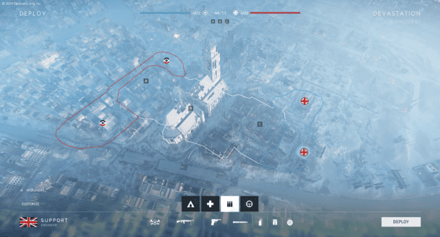 Battlefield V: Grind Spielmodus wird ein wildes Gemetzel auf engem Raum 2 Devastation Grind Mapoverview