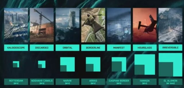 Battlefield 2042: Entwickler geben im Livestream Antworten auf einige meist gestellte Fragen 15 Battlefield 2042 Map Size Comparison