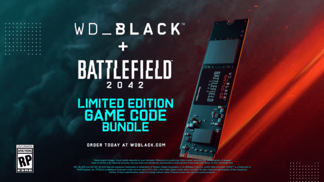 Western Digital stellt spezielle Battlefield 2042 WD_Black SSD Bundles vor 1 WD BLACK SN750 SE NVMe SSD Battlefield 2042 Game Code Bundle