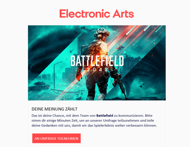Neue Battlefield 2042-Umfrage: DICE fragt nach Spezialisten, Kartenüberarbeitung und mehr 1 2022 08 21 01 16 16 Battlefield 2042 will dein Feedback Nachricht HTML