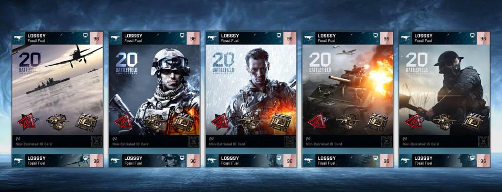 battlefield 20th playercards teaser