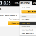 battlelog matches