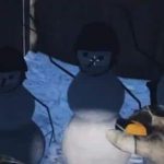 end game snowman easter egg
