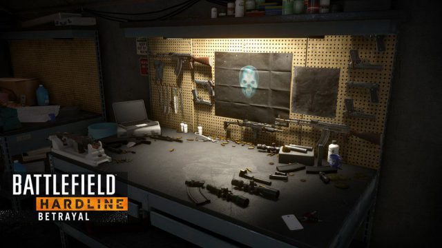 Battlefield Hardline: Betrayal - Screenshots zum Gun Bench Feature 1 Cbg77y5W0AMUmQz
