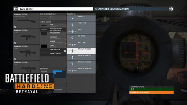Battlefield Hardline: Betrayal - Screenshots zum Gun Bench Feature 5 Cbg8u2TW8AMANG8