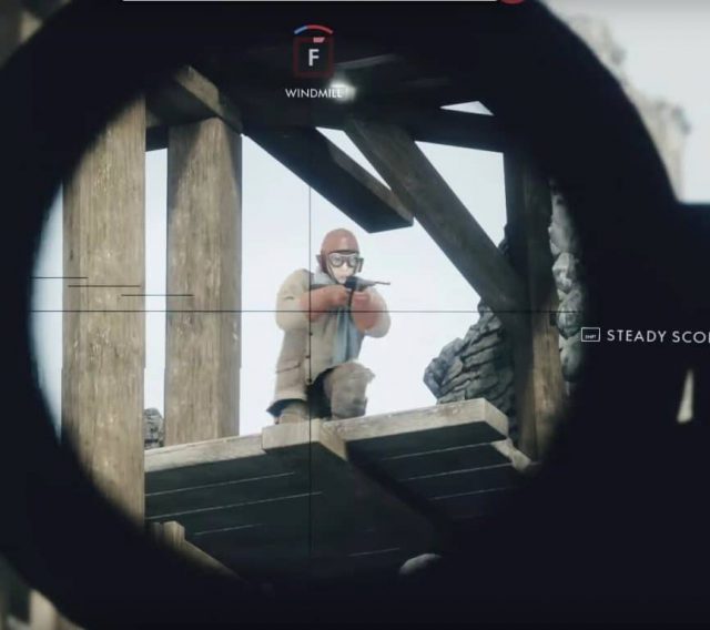 Battlefield 1 Spezialklasse: Der Pilot 1 Das Bild zeigt den Piloten mit seiner Pistole.
