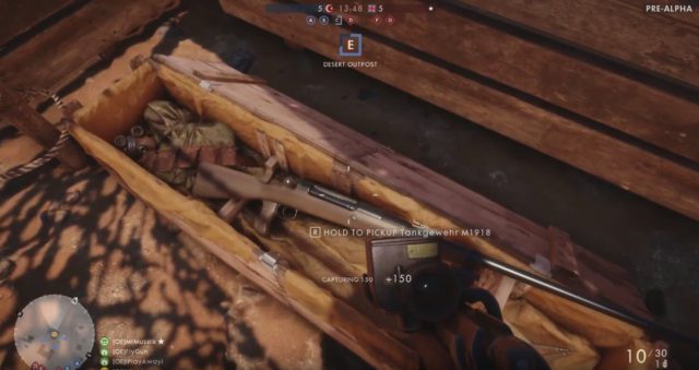 Battlefield 1 wird spezielle Eliteklassen haben 4 In dieser Kiste liegen die Eliteklassen Battlepickups. Auf dem Bild sieht man den die Ausrüstung des Panzerjägers.