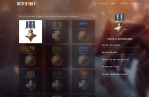 Battlefield 1 Beta Spielerprofil samt Stats, Auszeichnungen und Ausrüstung im Web anpassen 4 Battlefield 1 Player achievements