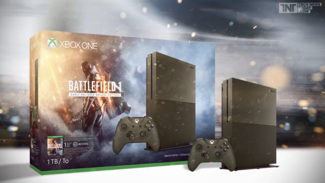 Limitiertes Xbox One Battlefield 1 Special Edition Bundle 1 Xbox One S 1 TB Konsole - Battlefield 1 Special Edition Bundle