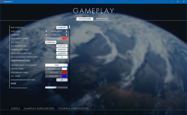 Die optimalen Einstellungen für Battlefield 1: Grafik, Performance, Settings und mehr 3 Battlefield 1 Gameplay Einstellungen (Einfach)