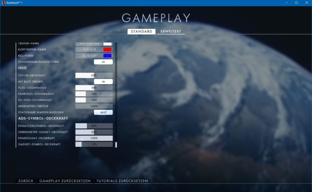 Die optimalen Einstellungen für Battlefield 1: Grafik, Performance, Settings und mehr 4 Battlefield 1 Gameplay Einstellungen (Einfach)