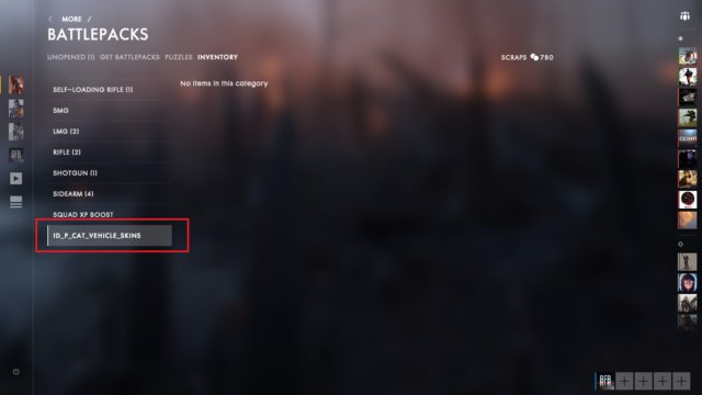 Battlefield 1 Battlepacks schon bald mit Fahrzeug Skins? 1 Bild gibt Hinweis auf Fahrzeugskins aus Battlefield 1 Battlepacks.