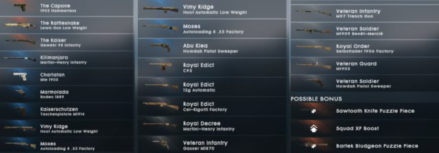 Die achte Revision der Battlefield 1 Battlepacks ist nun verfügbar 1 Battlefield 1 Battlepack - Revision 8