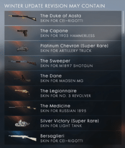 Battlefield 1 Battlepack Revision 17 "Winter Update" ist verfügbar 1 1 7nkB8Yr