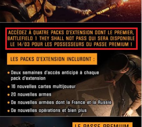 Battlefield 1: Releasedatum zur "They Shall not Pass" Erweiterung bekannt 1 They Shall not Pass erscheint im März für Premium Spieler und im Handel