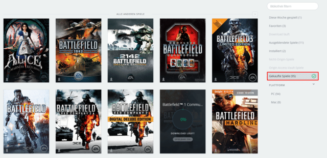 Battlefield 1 Community Test Environment nun für alle verfügbar! 4 Filter "Gekaufte Spiele" setzten, damit das CTE in den Spielen gefunden werden kann.