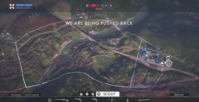 Battlefield 1: Video zeigt neuen Spielmodus "Frontlinien" 3 Battlefield 1 - Frontlinien Map Layout der Multiplyer Map "Bruch"
