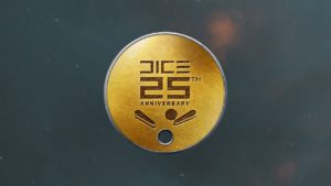 Inhalte der DICE Jubiläums Auflage des Battlefield Battlefest 8 dice 25th ANNIVERSARY