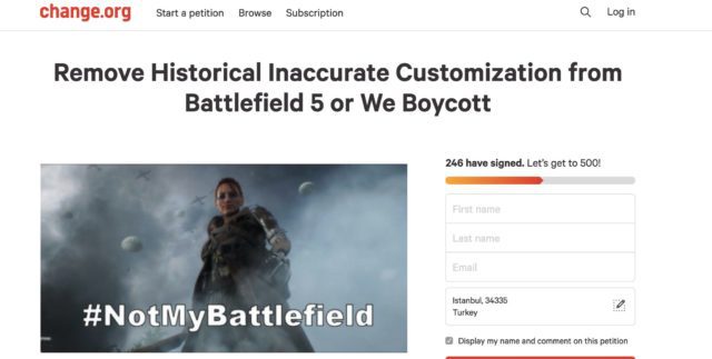 Battlefield V: Über #NotMyBattlefield, Petionen, eine Chance und unsere ehrliche Meinung 1 DeOHPm4W4AAnOAs