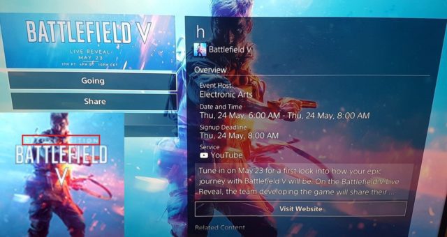 Battlefield V: Sony hat das Keyart und weitere Informationen geleakt 2 battlefield v sony leak 2