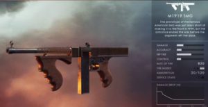 bf1 M1919 SMG