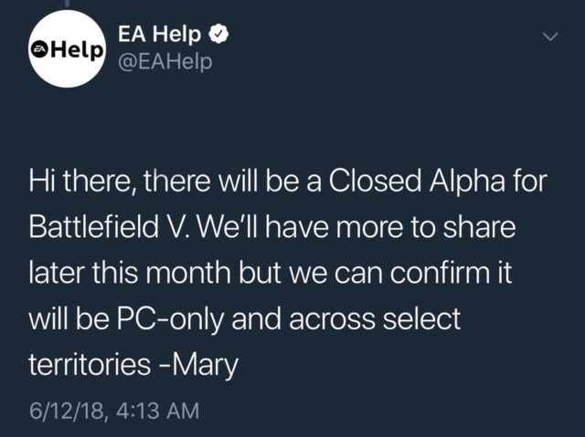Closed Alpha für Battlefield V bestätigt! 1 Df4RBZhW0AAisUD
