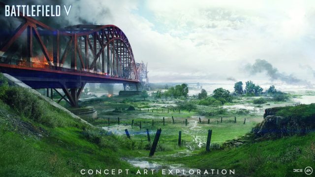 Battlefield V Nijmegen Bridge Artwork