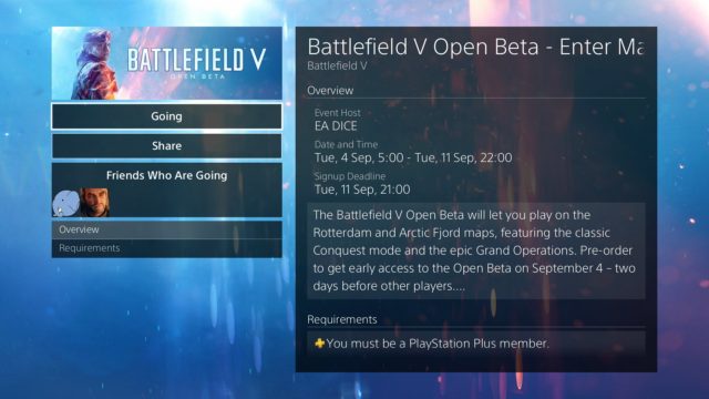 Battlefield V Open Beta kann eine Woche gespielt werden 1 Dl1uctZW4AIPZi7