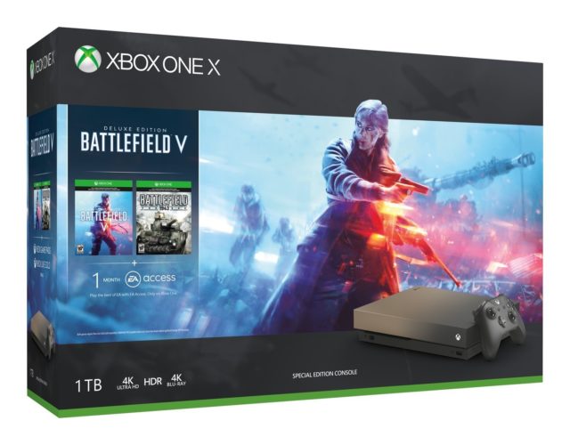 Battlefield V Xbox Gold Rush Special Edition Bundles angekündigt 2 xbox one x gold rush special edition battlefield v bundle box shot
