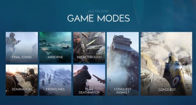 Das ist Battlefield V! Neues Video zu Anzahl der Maps, Spielmodi, Singleplayer, Battle Royale und mehr! 3 Battlefield V Gamemodes