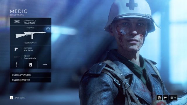 Battlefield V: Informationen zu den ersten Kampfrollen und vier neue Screenshots 17 bfv loadout medic