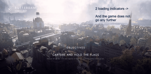 Battlefield V: Das Dezember Update soll auch den "Infinite Loadscreen" beheben + Workarounds 1 Battlefield V - Infinite Loadscreen (Zwei Ladesymbole)