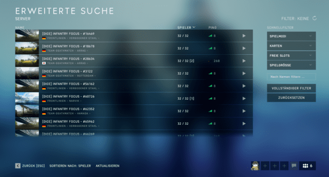 Battlefield V: Spielmodus spezifische Server kommen zum Deluxe Edition Release 1 battlefield v serverbrowser