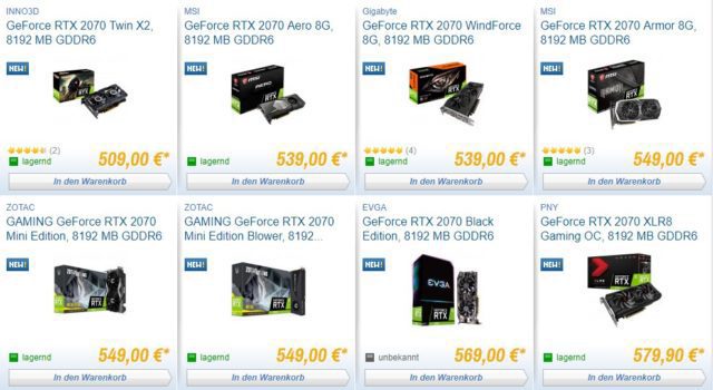 Erhalte Battlefield V beim Kauf einer GeForce RTX Grafikkarte 2 günstige RTX 2070