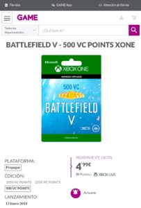 Battlefield V: Preise für Echtgeld-Währung "VC" erstmals gesichtet 1 Battlefield V VC premium währung gesichtet 2