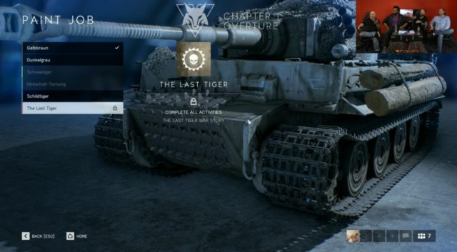 Battlefield V: Beenden der War Story "The Last Tiger" schaltet speziellen Panzer-Skin frei 2 battlefield v the last tiger tank skin