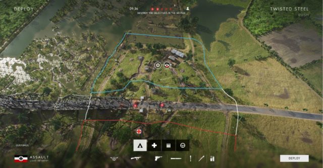 Battlefield V: Rush Modus erscheint diese Woche für limitierte Zeit und mit drei Maps 1 Rush Layout - Verbogener Stahl