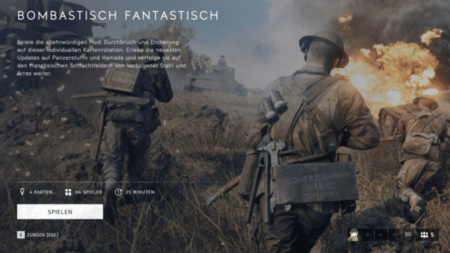 Battlefield V: Neue Map & Spielmodus Rotation "Bombastisch Fantastisch" verfügbar 1 battlefield v Bombastisch Fantastisch 1