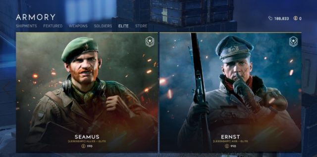Battlefield V: Alle Informationen zu den ab Heute verfügbaren Elitesoldaten 4 Battlefield V Elitesoldaten Ingame Store