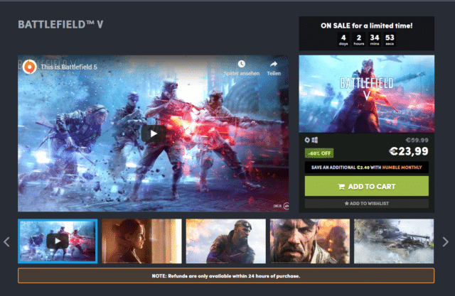 Battlefield V Free Weekends im Oktober und kostenlose Origin Access Basic Mitgliedschaft 4 Screenshot 1