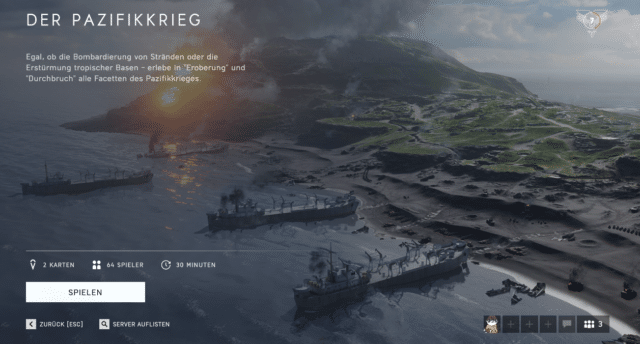 Battlefield V: Zwei neue Playlists sind jetzt verfügbar 3 Der Pazfikkrieg