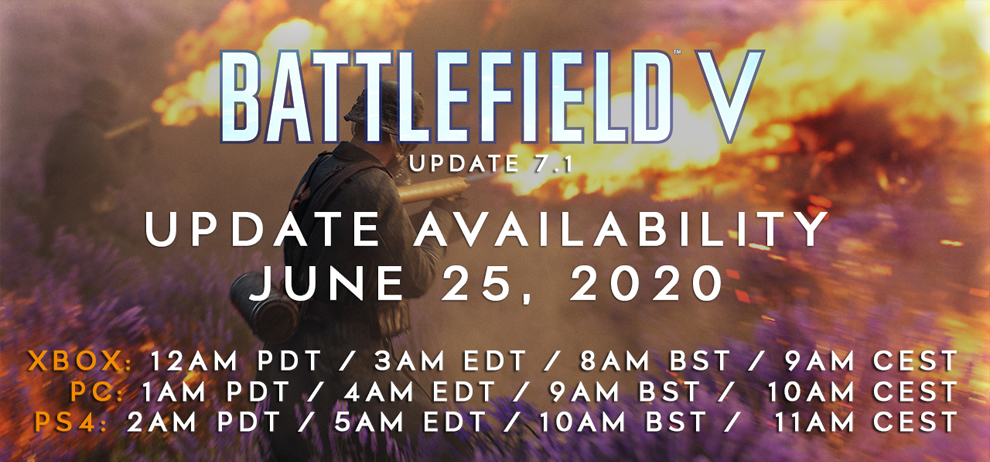 Battlefield V Update 7.1