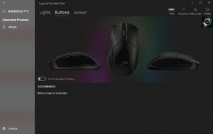 HyperX Pulsefire Dart - Kabellose Gaming Maus im Test 8 HyperX Pulsefire Dart Software 2