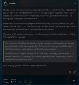 Gerüchteküche: Neues Battlefield soll Heute samt Video enthüllt werden, Name geleakt und mehr... 2 Screenshot 8