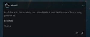 Gerüchteküche: Neues Battlefield soll Heute samt Video enthüllt werden, Name geleakt und mehr... 1 Screenshot 9