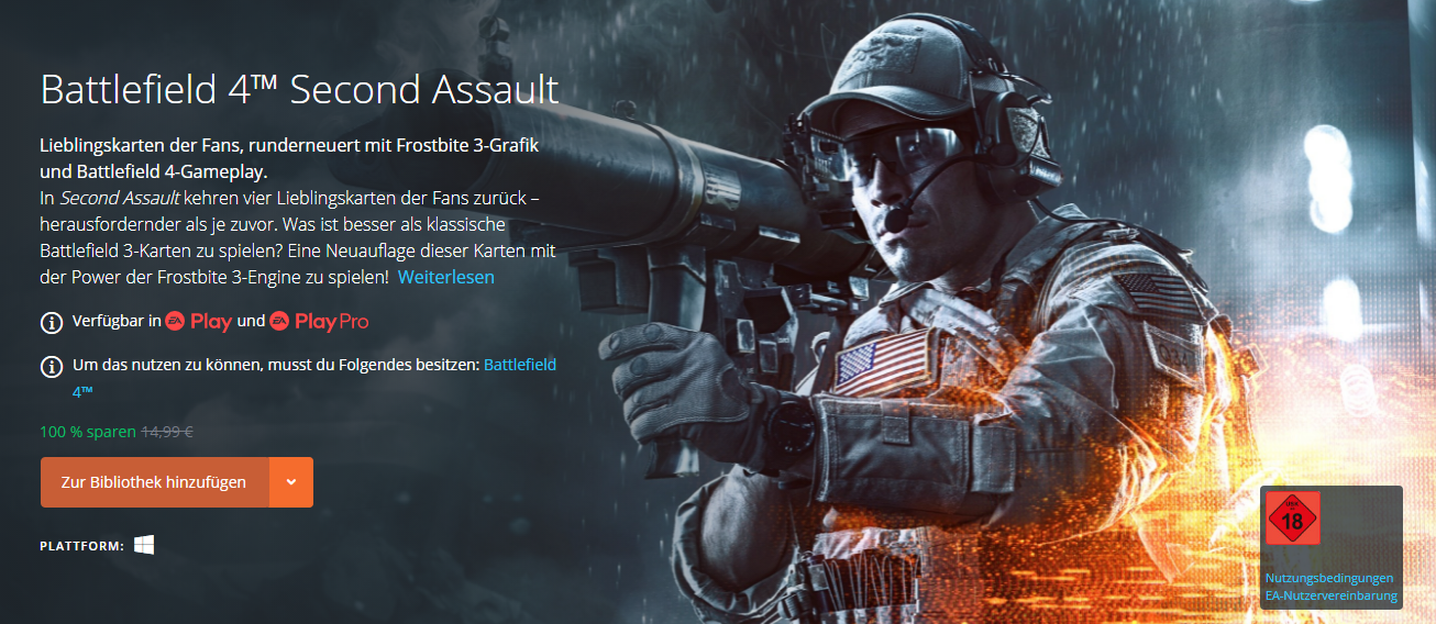 Battlefield 4 Second Assault aktuell kostenlos im Microsoft Store & Origin 7 Screenshot 2 2